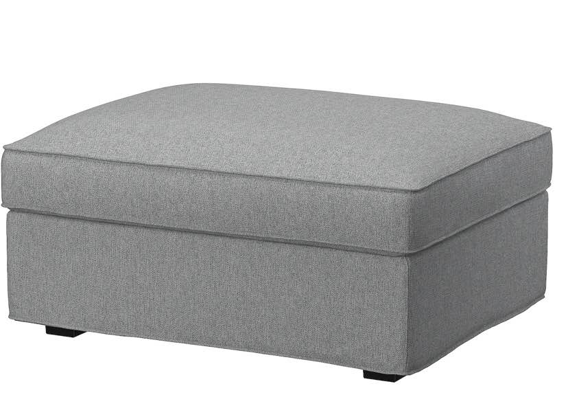 Grey Ottoman 