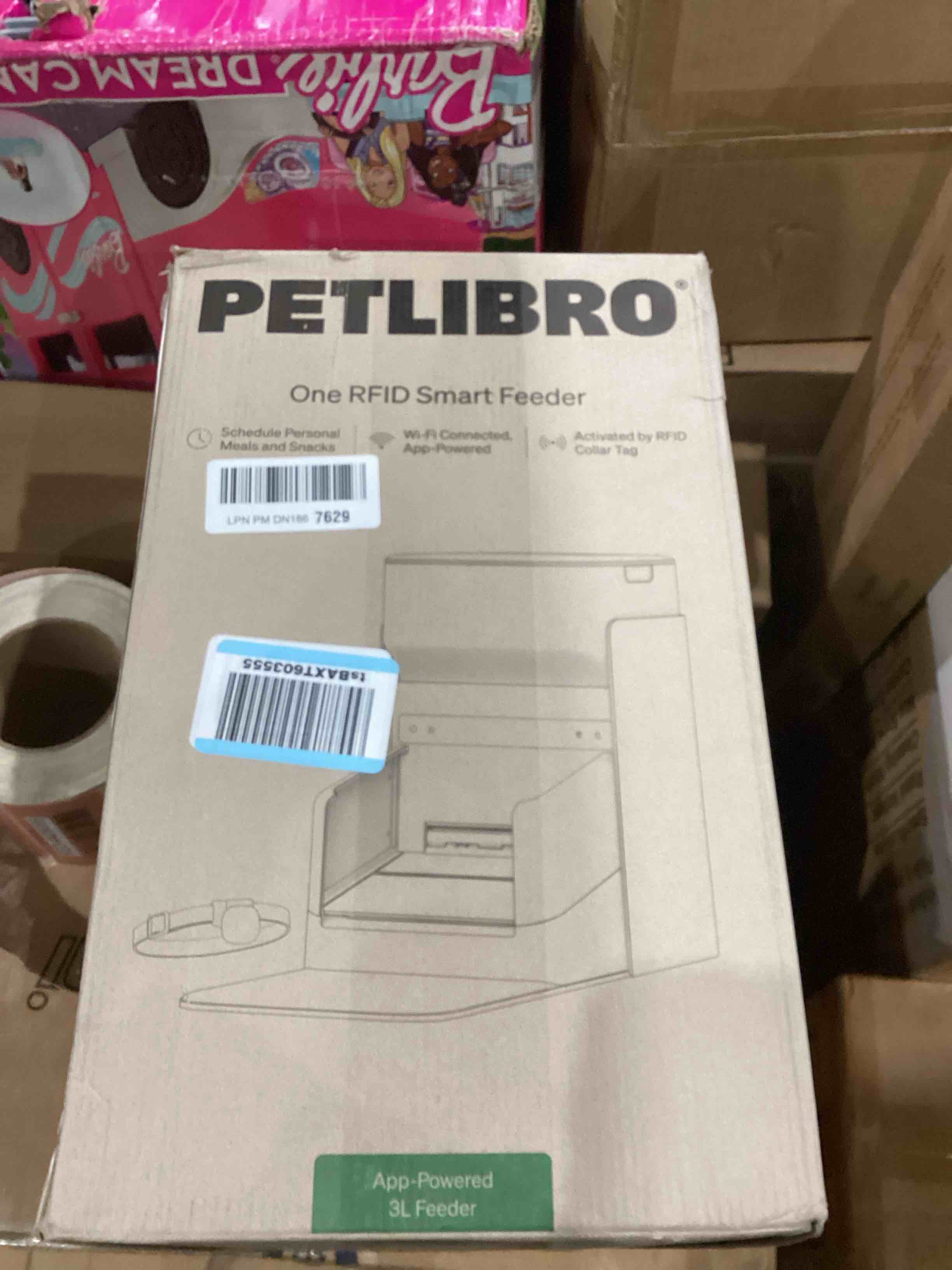 PETLIBRO Upgraded RFID Automatic Cat Feeder, 5G Wi-Fi Automatic Pet Feeder, 3L Auto Cat Feeder App Control with Light Collar Tag, Tag Activated One Automatic Cat Food Dispenser 1-10 Meals Control