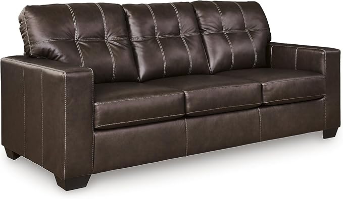 incomplete 1/3)))))))similar))))) Leather Match Sofa, Dark Brown