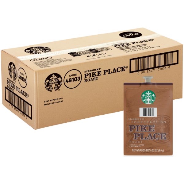 (BBD: 23/05/2022) Flavia Freshpack Starbucks Pike Place Roast Coffee