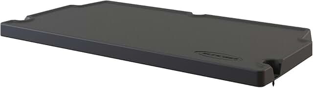 suncast vertical shed shelf kit, space-saving shelf for vertical outdoor storage sheds, 27.75" w x 14.5" d x 1.25" h, black, made in the usa