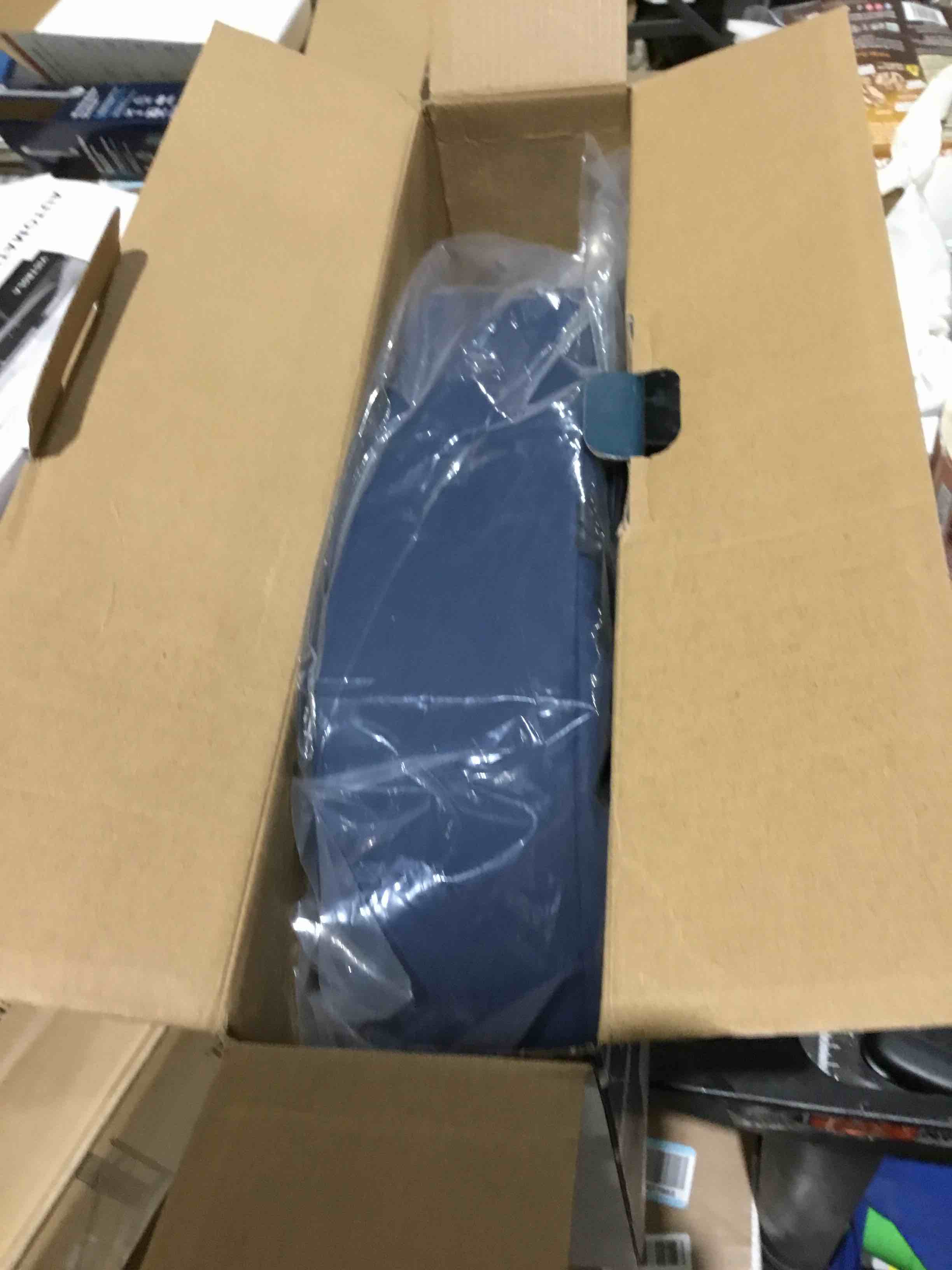 Lunderg Padded Toilet Seat Riser for Seniors - Adds 3 inches. Universal Fit - FIRM Raised Toilet Seat Cushion with High-Density Foam for Enhanced Comfort & Elevation. Post-Surgery Must have (Blue)