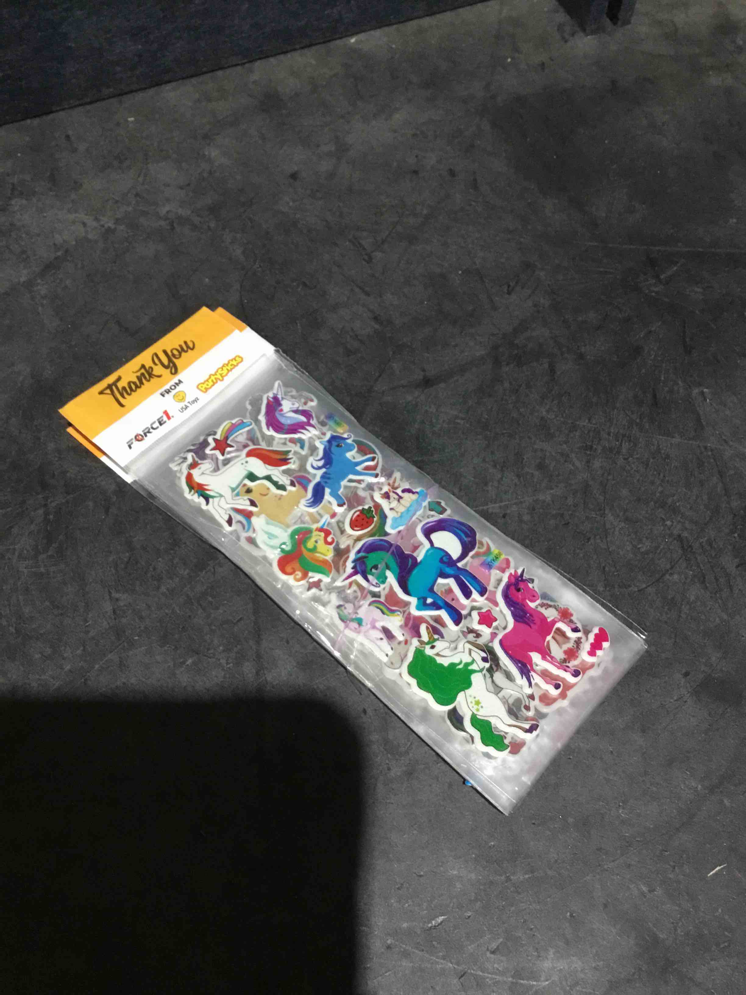 Condition photo showing New/Like New for lot of 10 packs of stickers