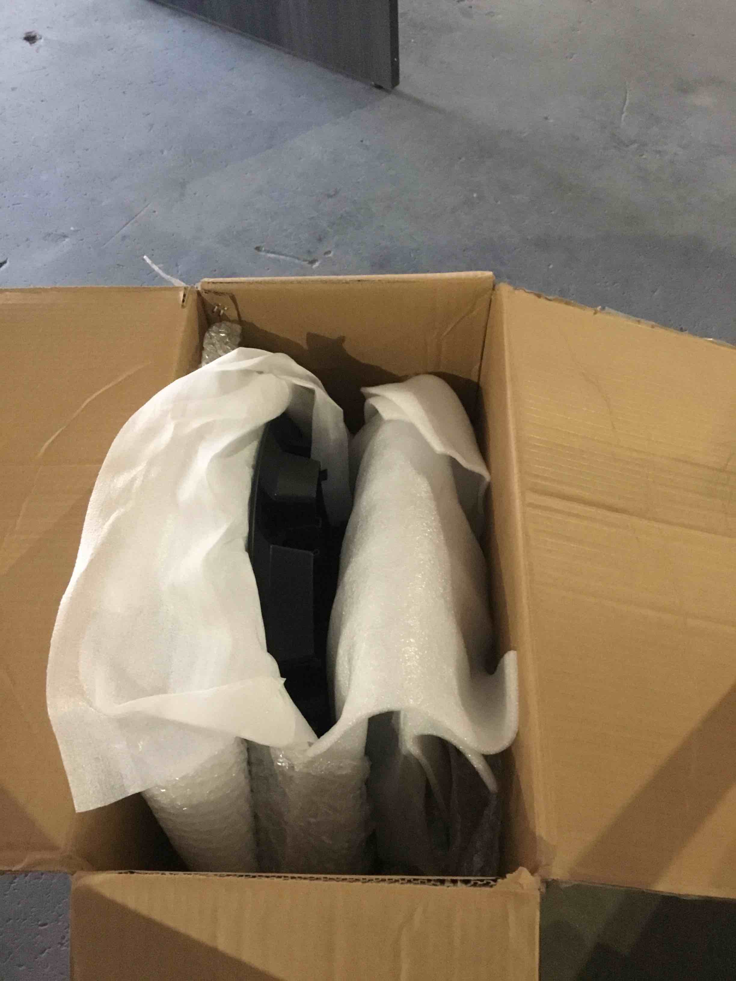 Condition photo showing As Is for model 3 hubcaps - 18 inch aero wheel covers replacement wheel caps 18'' model s plaid arachnid wheels version hub caps compatible with model 3 accessories 2017-2023 18inch model 3 18" arachnid