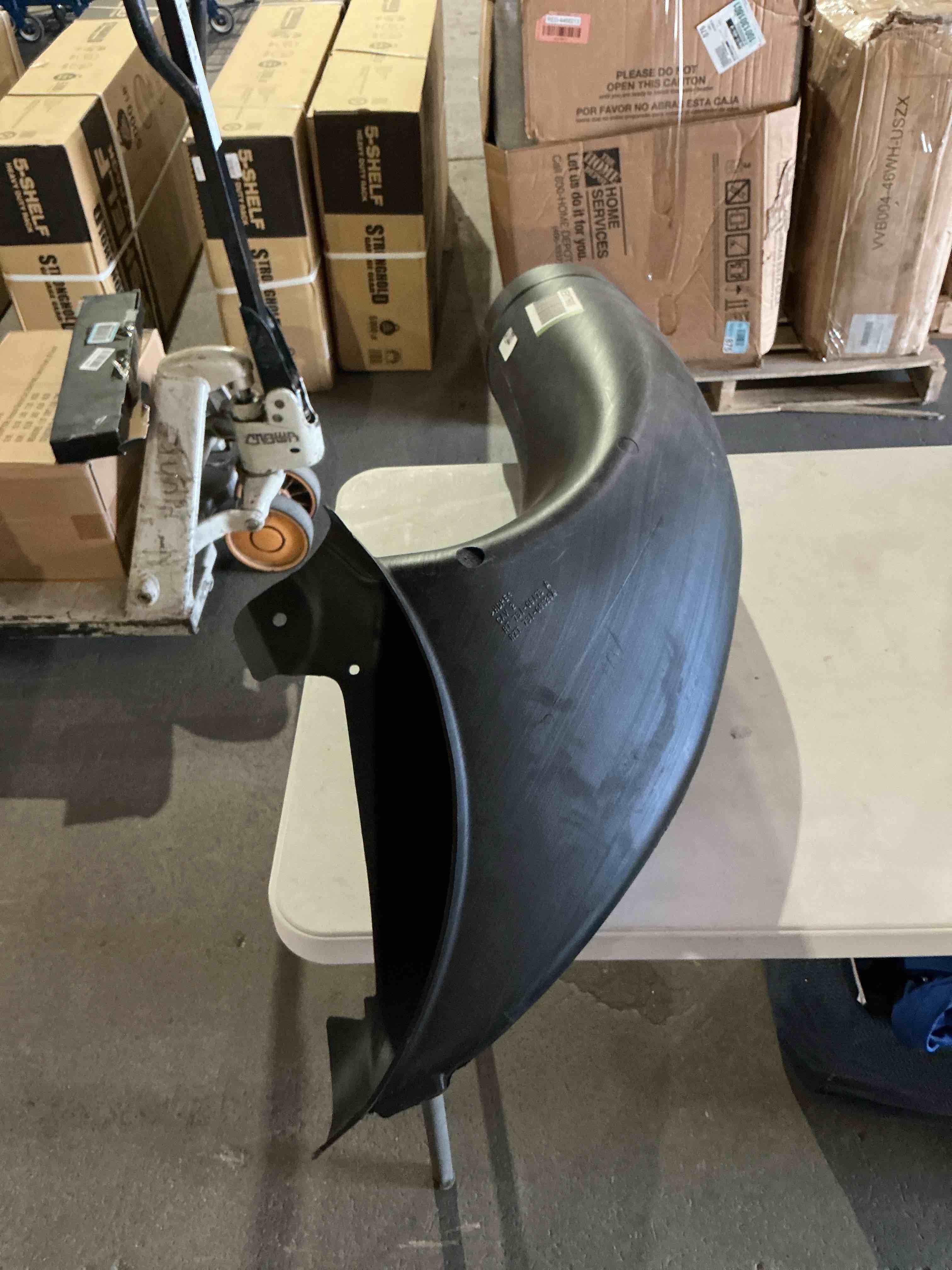 Condition photo showing Good Condition for mtd 731-09173a lower bagger chute for troy-bilt yard-machines craftsman 731-09173