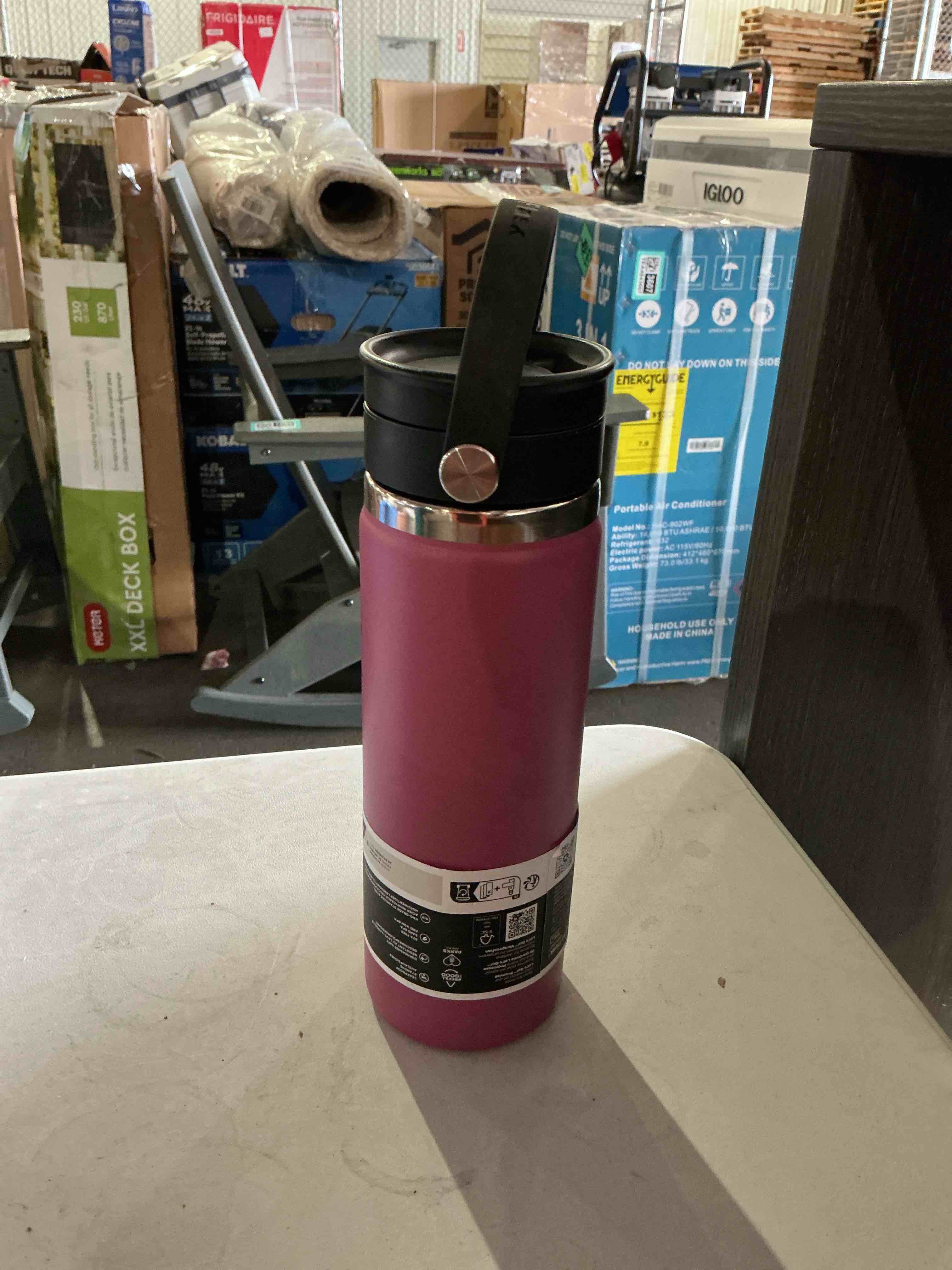 Condition photo showing Good Condition for hydro flask flex sip coffee tumbler – insulated stainless steel, non spill, leak proof travel coffee cup 20 oz reef pink
