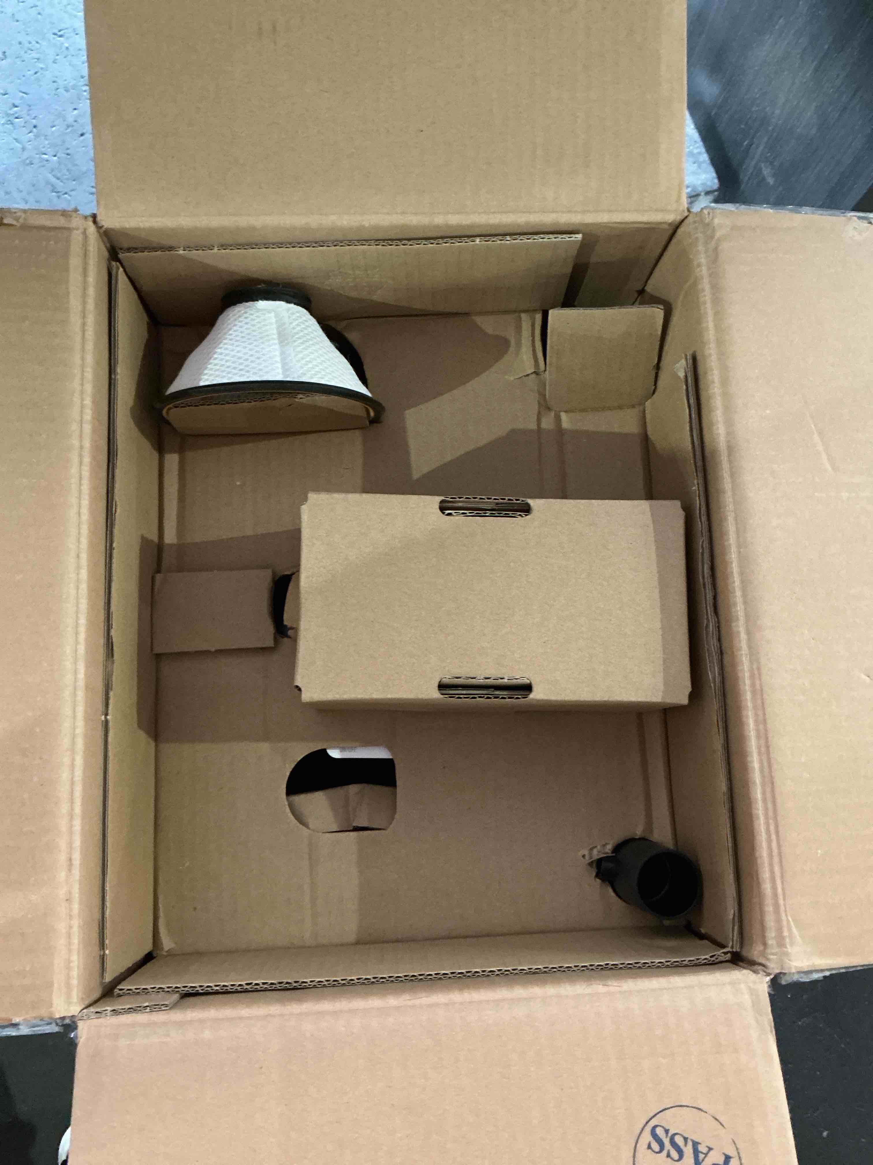 Condition photo showing As Is for hoover windtunnel tangle guard bagless vacuum cleaner, corded upright vacuum, hepa media filtration, anti-hair wrap, headlights, swivel steering, corded vacuum cleaners for home use