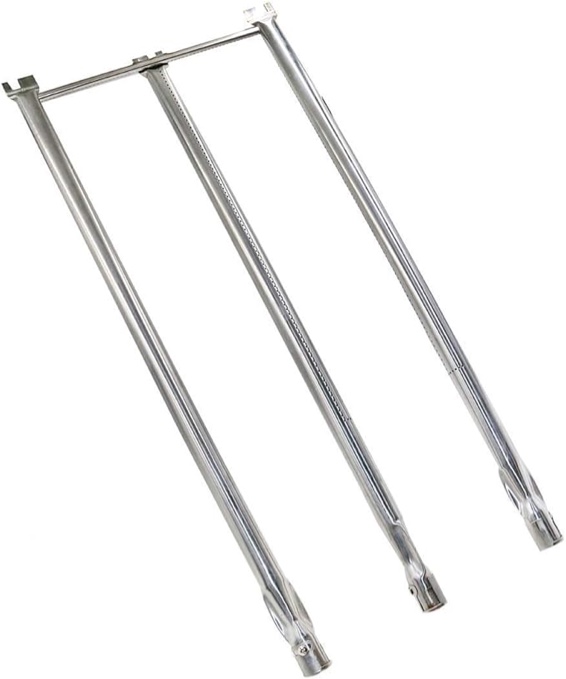 uniflasy 7508 grill burner tube for weber genesis silver b/c gold b/c spirit 700 spirit e-310, e-320 side control weber 900 grill parts stainless steel gas grill burner tube kit