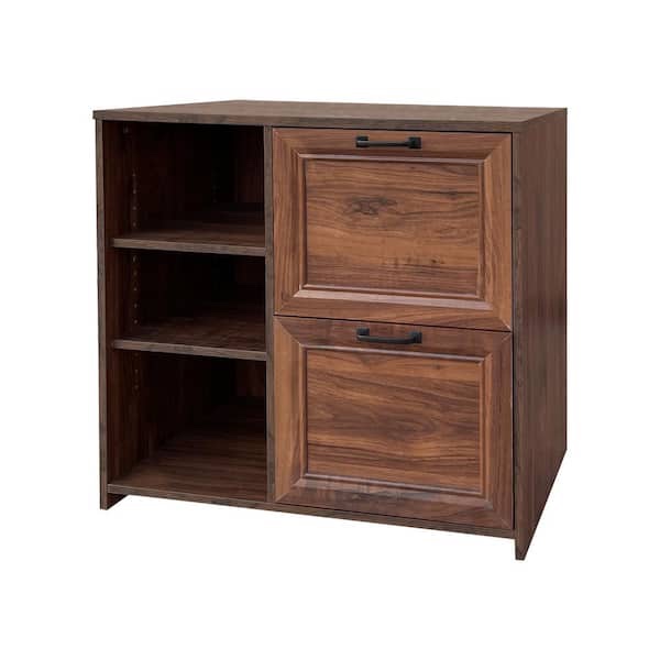 Graham 32 in. Walnut Lateral Filing Cabinet GM4208LFWN - The Home