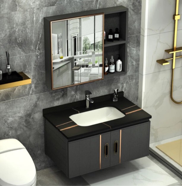 Freeney 31.5" Wall-Mounted Single Bathroom Vanity ( MIRROR NOT INCLUDED )