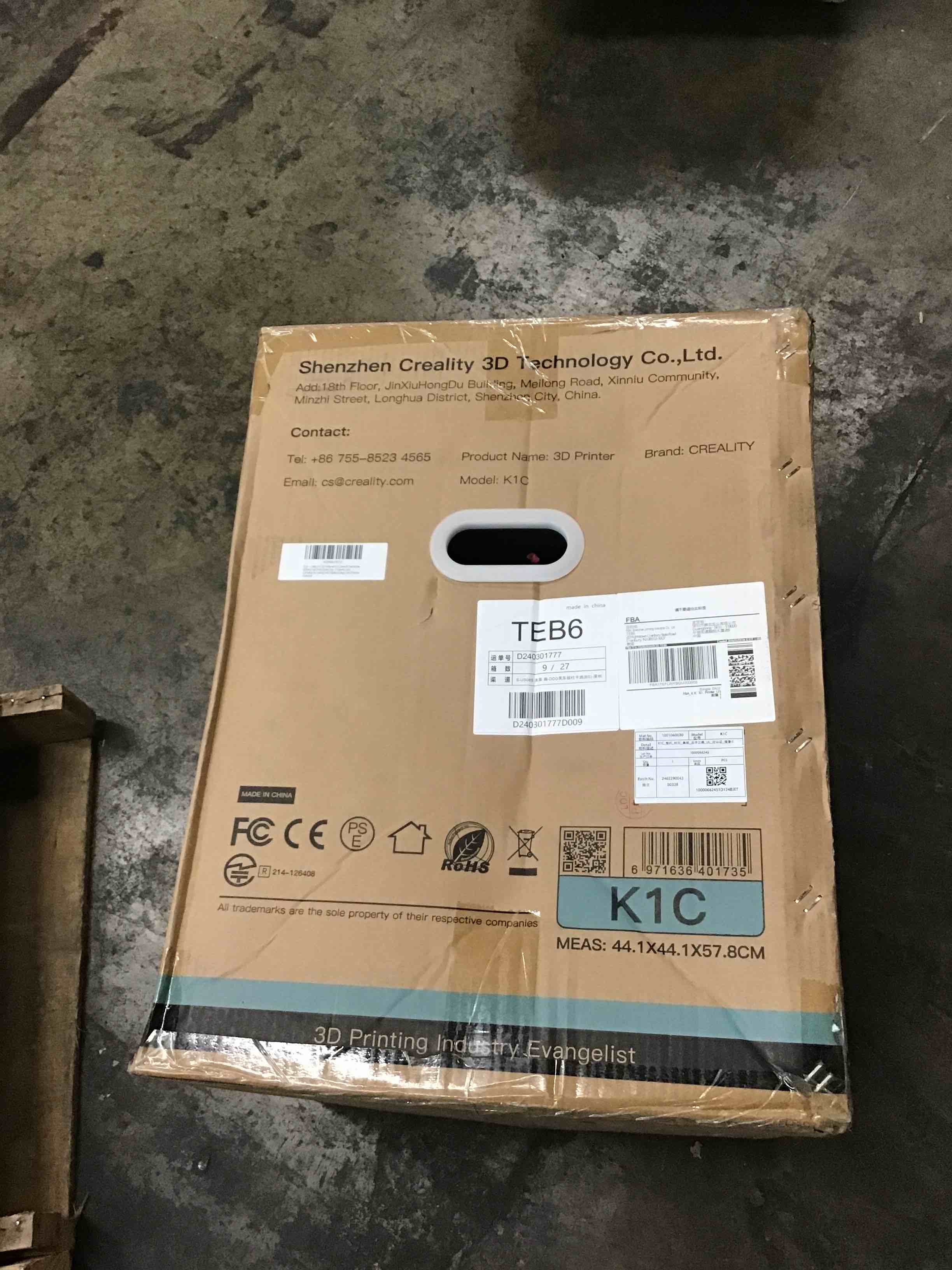 SHENZHEN CREALITY 3D TECHNOLOGY       Creality K1C 3D Printer with AI Camera & Touchscreen, 600mm/s Fast Printing Speed, Support Carbon Fiber Filaments, Auto Calibration for Leveling,...