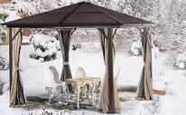 YITAHOME 10x10 Hardtop Gazebo Outdoor Polycarbonate Canopy FTPLCG-0160 ( INCOMPLETE GAZEBO )