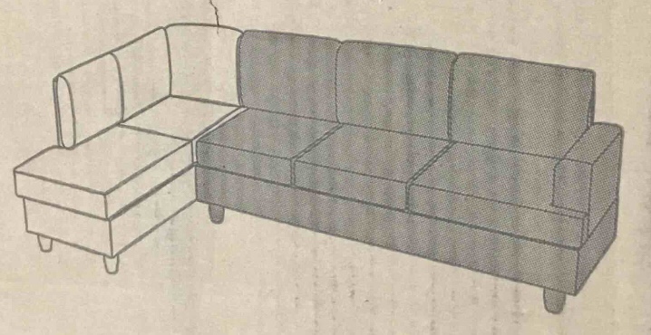 RIGHT SEAT SOFA ( D7885 - 1 )