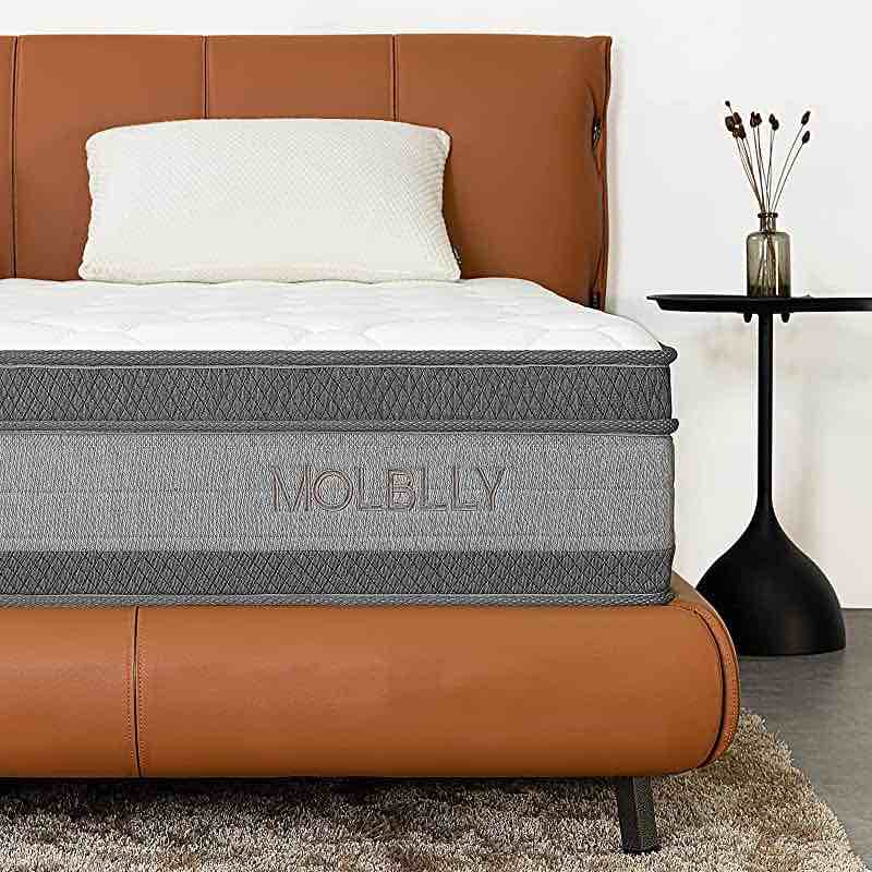 MOLBLLY 12 INCH COOLING GEL HYBRID QUEEN  MATTRESS / STYLE SIMILAR TO STOCK PHOTO 