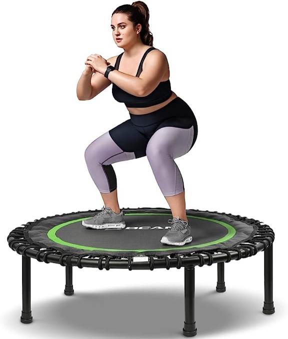 CLORIS 40” MINI FOLDING TRAMPOLINE / GREEN / STYLE SIMILAR TO STOCK PHOTO 