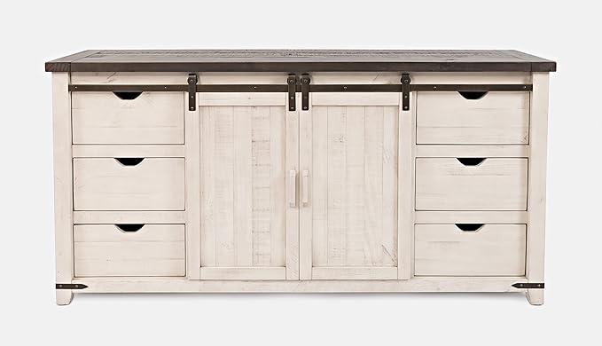 Jofran Barn Door Server in Vintage White