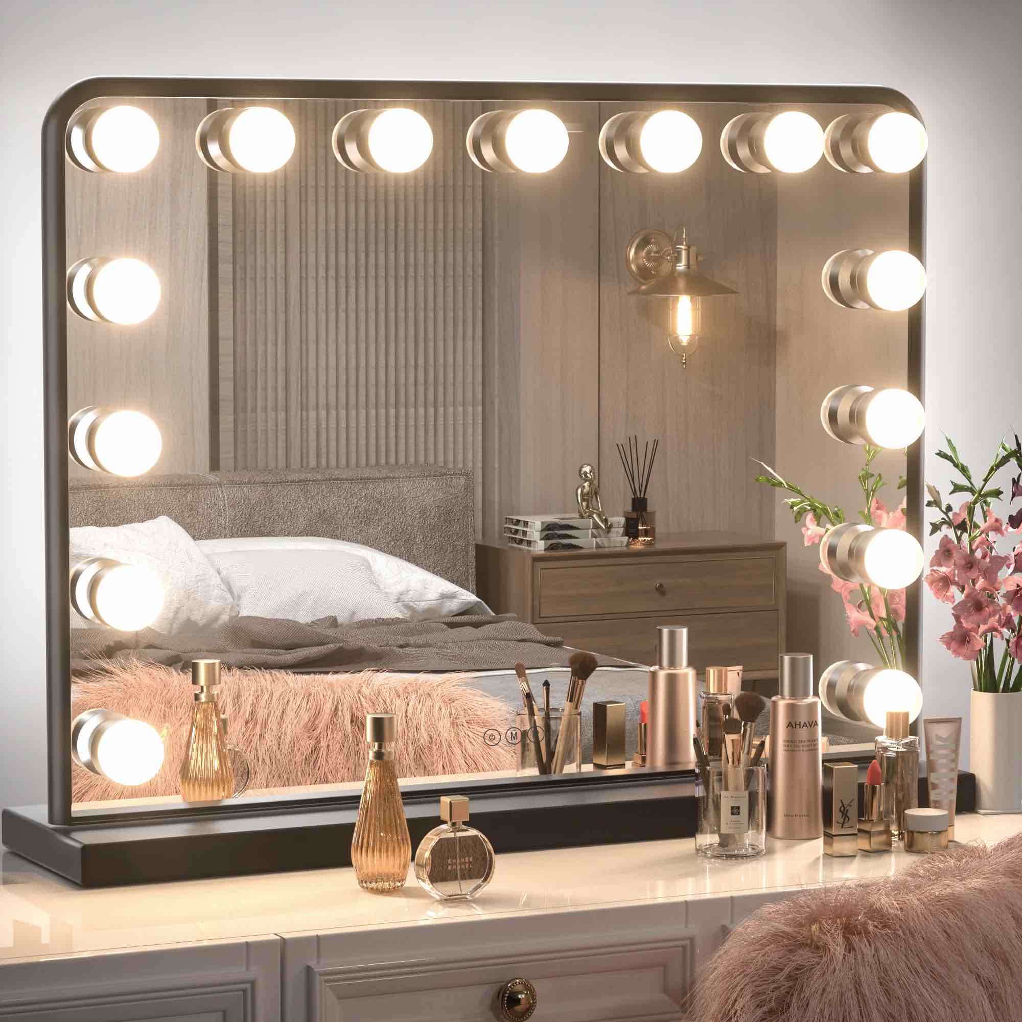 KEONJINN Hollywood Vanity Mirror