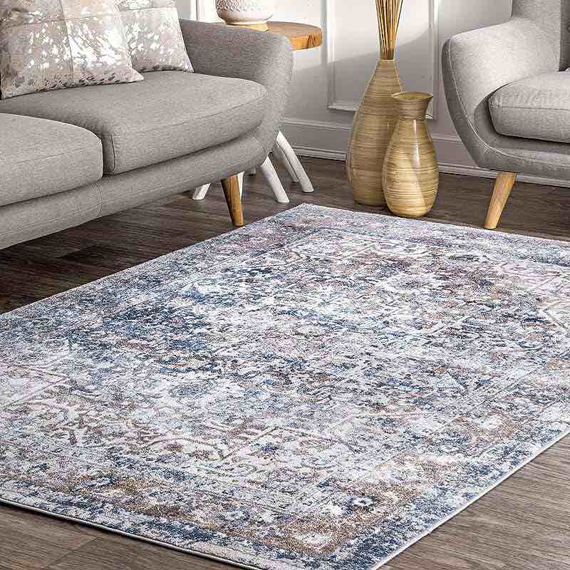 nuLOOM 9x12 Blue Rug Style: RZSP09A