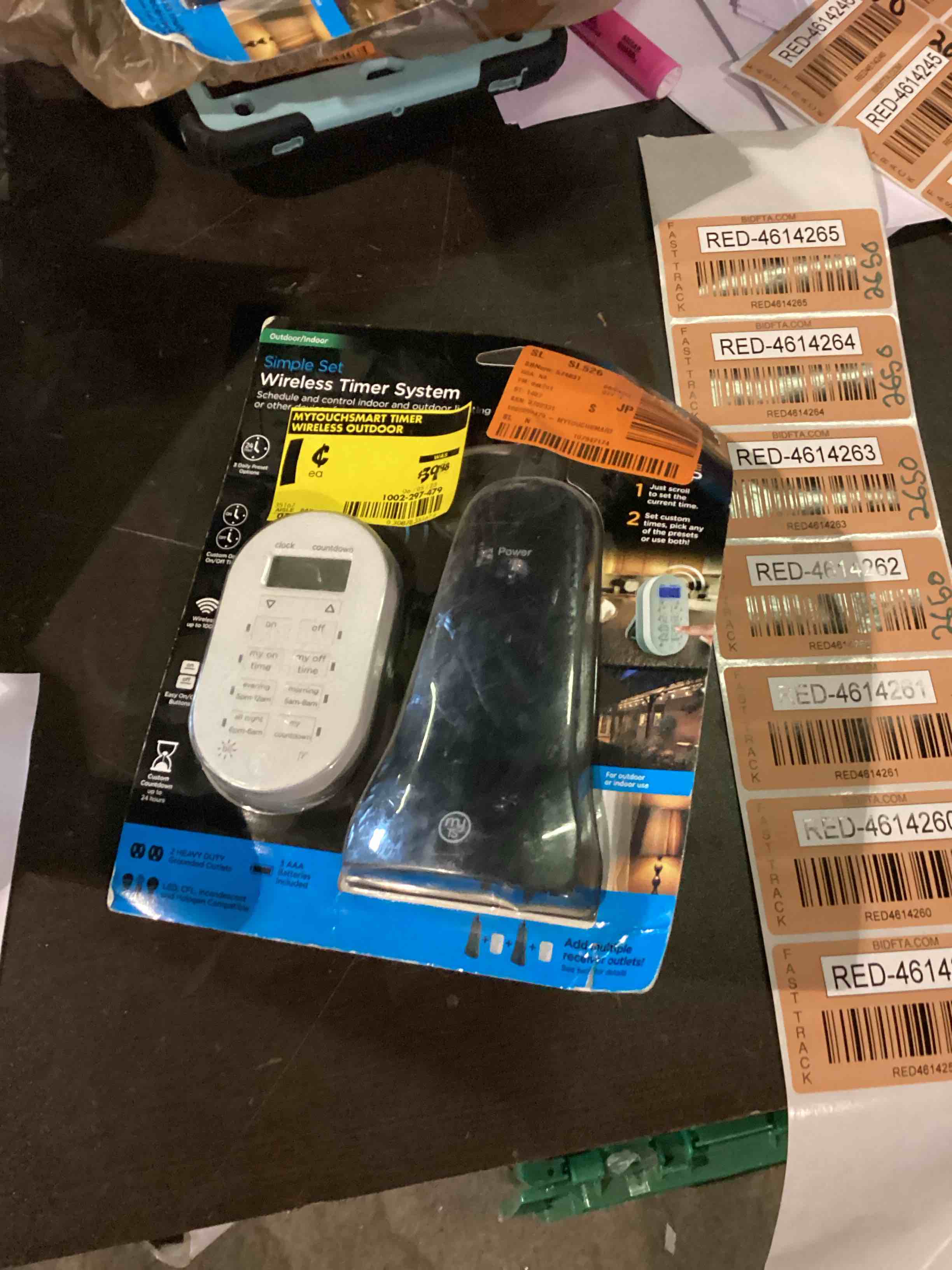 myTouchSmart Wireless Programmable Timer with Remote  2-Outlet  35167