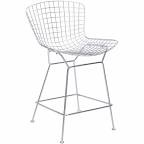 Chrome Mesh Leisure Chair counter height chair