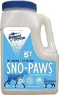 Diamond Crystal SNO-Paws Snow and Ice Melter - Calcium Chloride & Salt-Free Pet Safe Ice Melter with Blue Tint - Melts Ice Down to 5 Degrees