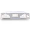 10 ft. x 30 ft. White Party Wedding Tent Canopy 6 Sidewall and 2-Doors