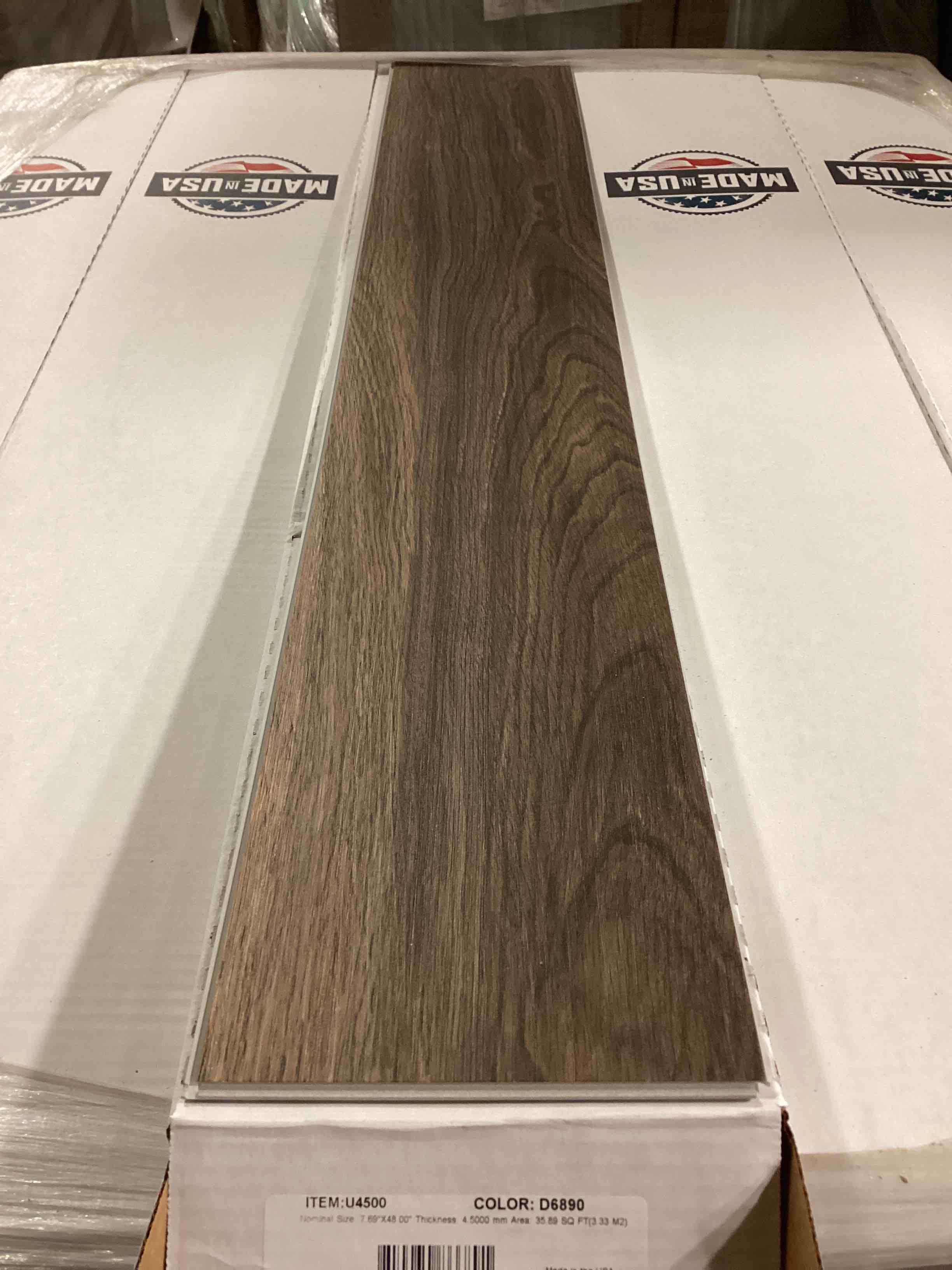 28 boxes 1,004.92 sq ft 7.69 x 48 4.5 mm vinyl flooring with attached padding your bid per sq ft 