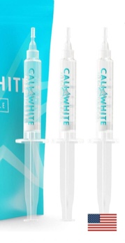 CaliWhite Teeth Whitening Gel, 3 5ml Syringes (15+ treatments)