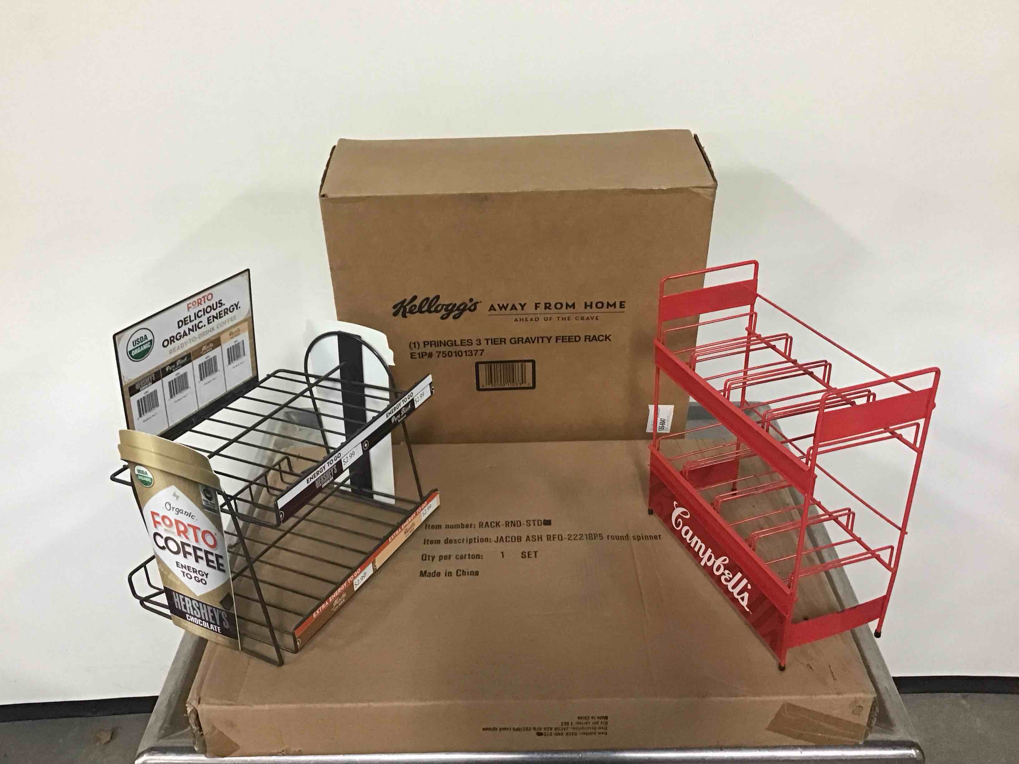 VARIOUS CARDBOARD AND RACK MERCHENDISERS