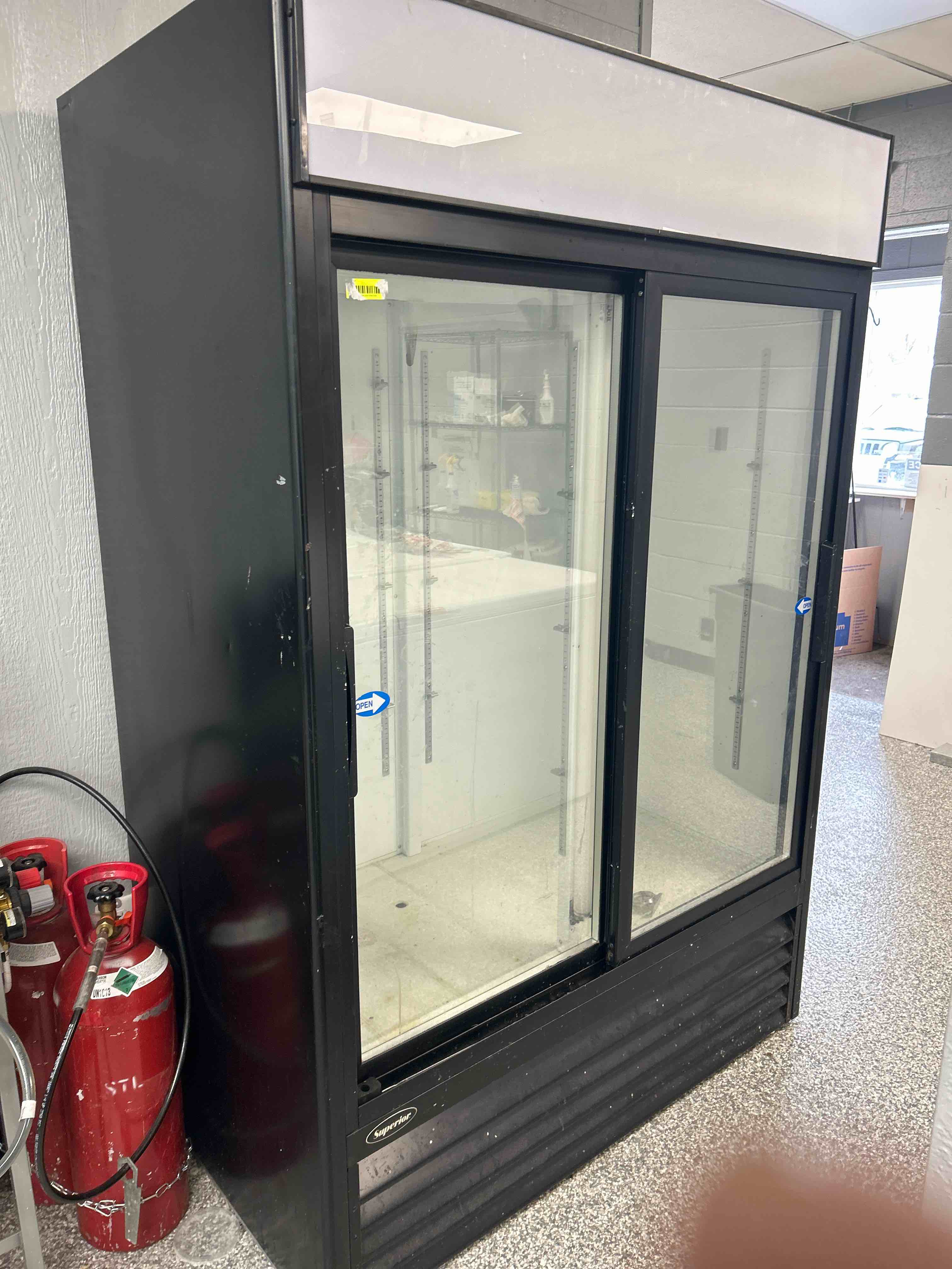 SERVEWARE 48 INCH 2 SLIDING DOOR REFRIGERATOR 