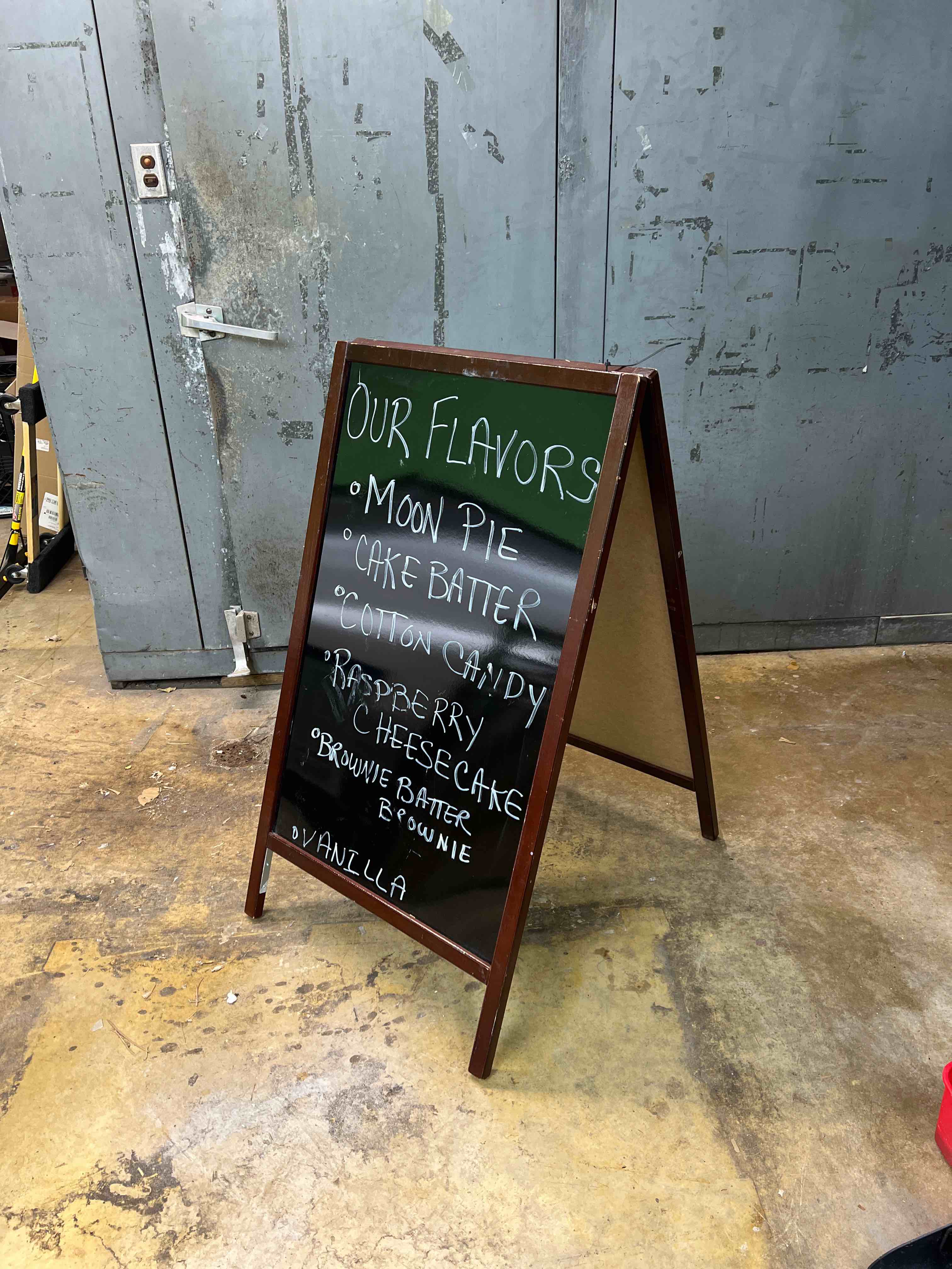 TWO SIDED SIDEWALK SPECIALS SIGN