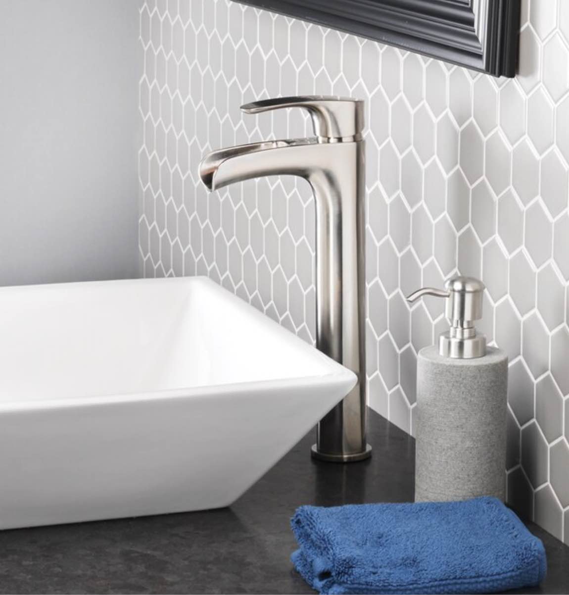 allen + Roth Vessel Filler Bathroom Faucet 