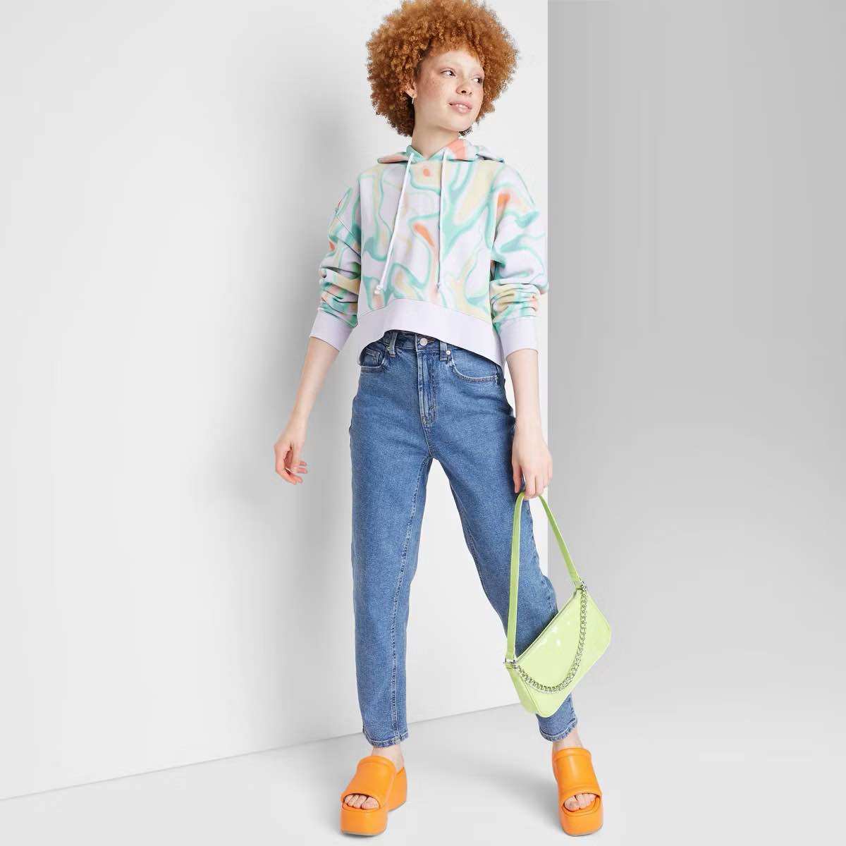 Women's Super-High Rise Tapered Jeans - Wild Fable™ Denim size 17/ 27 in inseam 