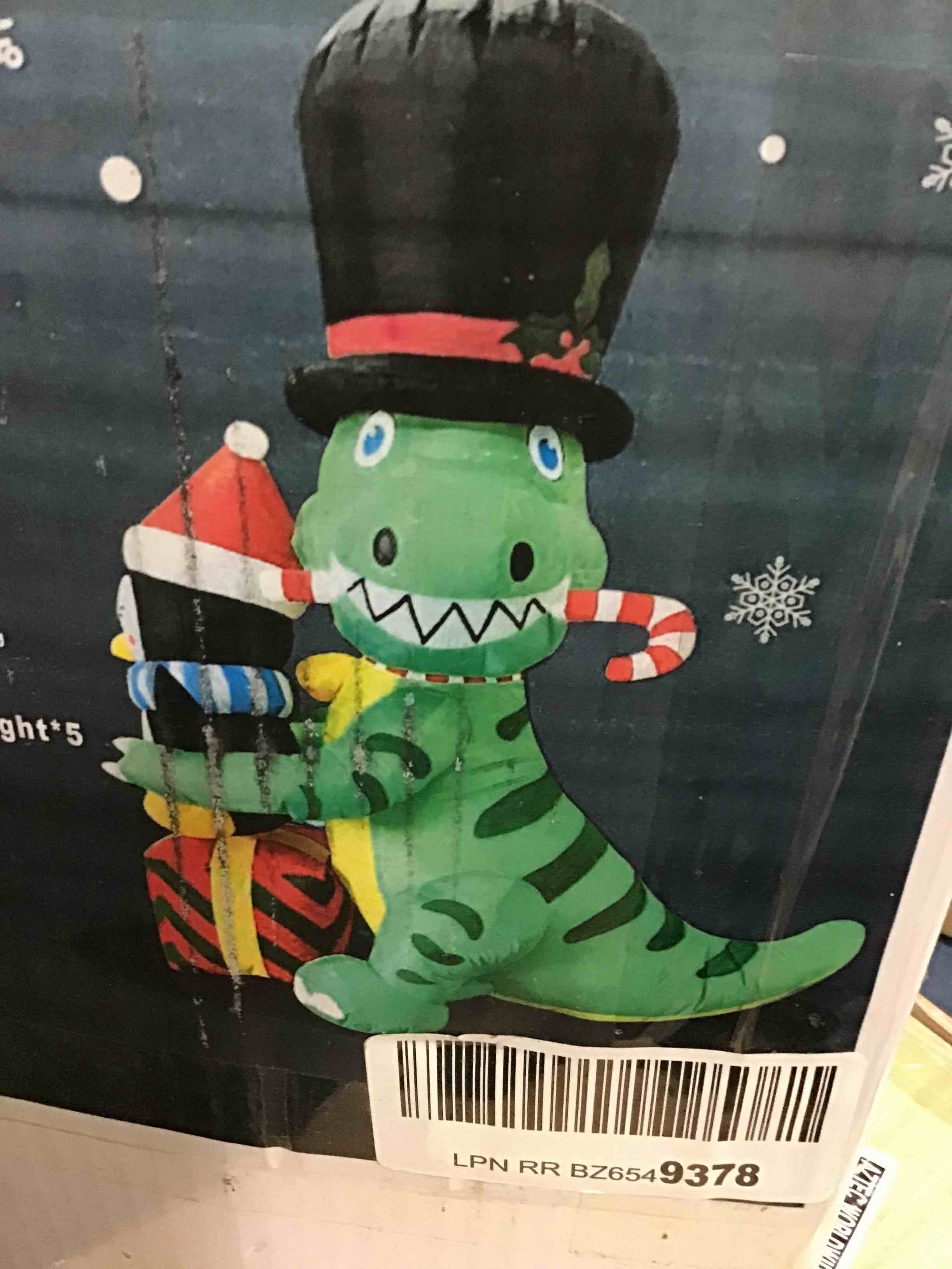 Package Halloween inflatable Dinosaur 