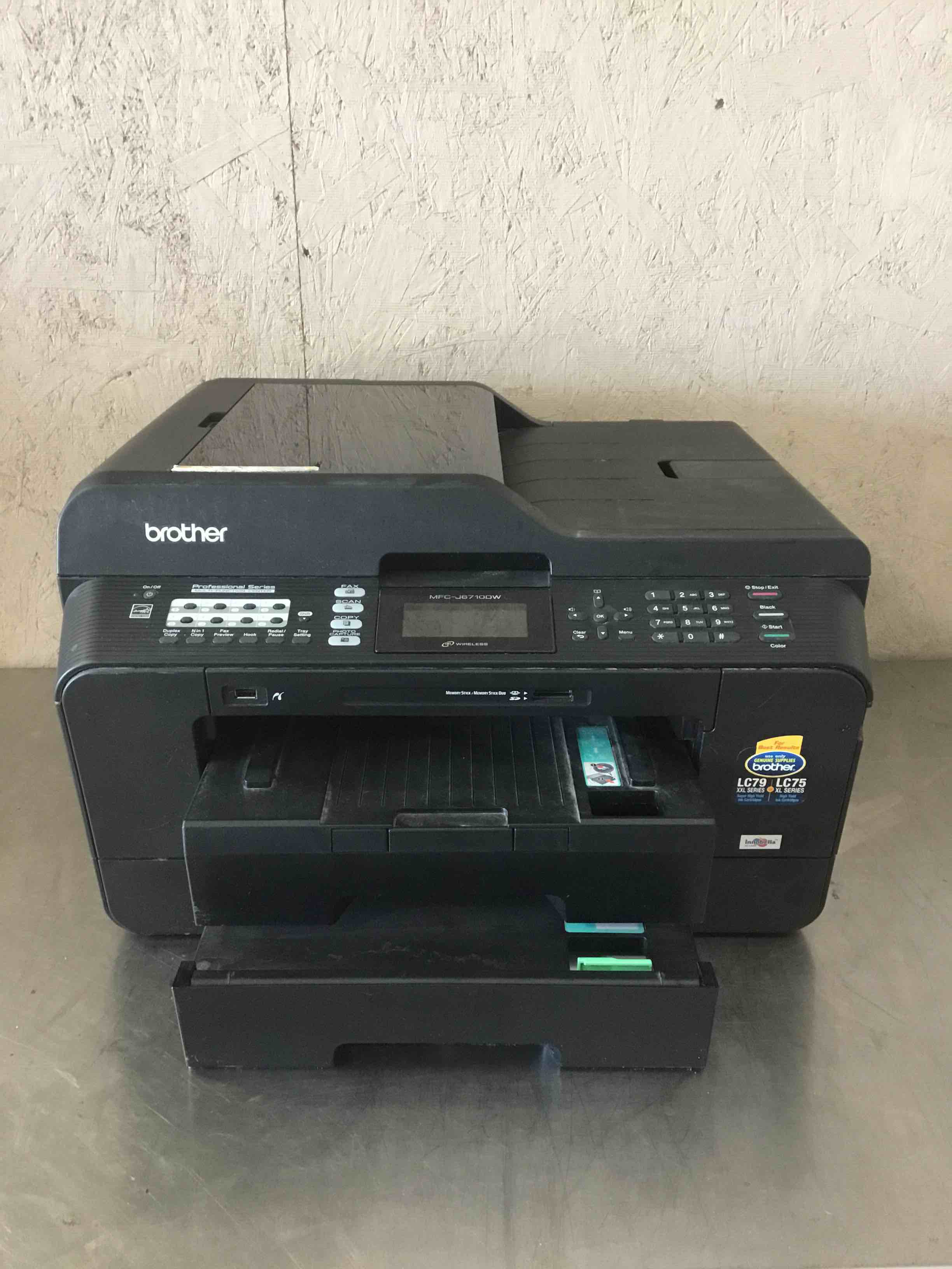 BROTHER COMBO SCANNER FAX AND PRINTER