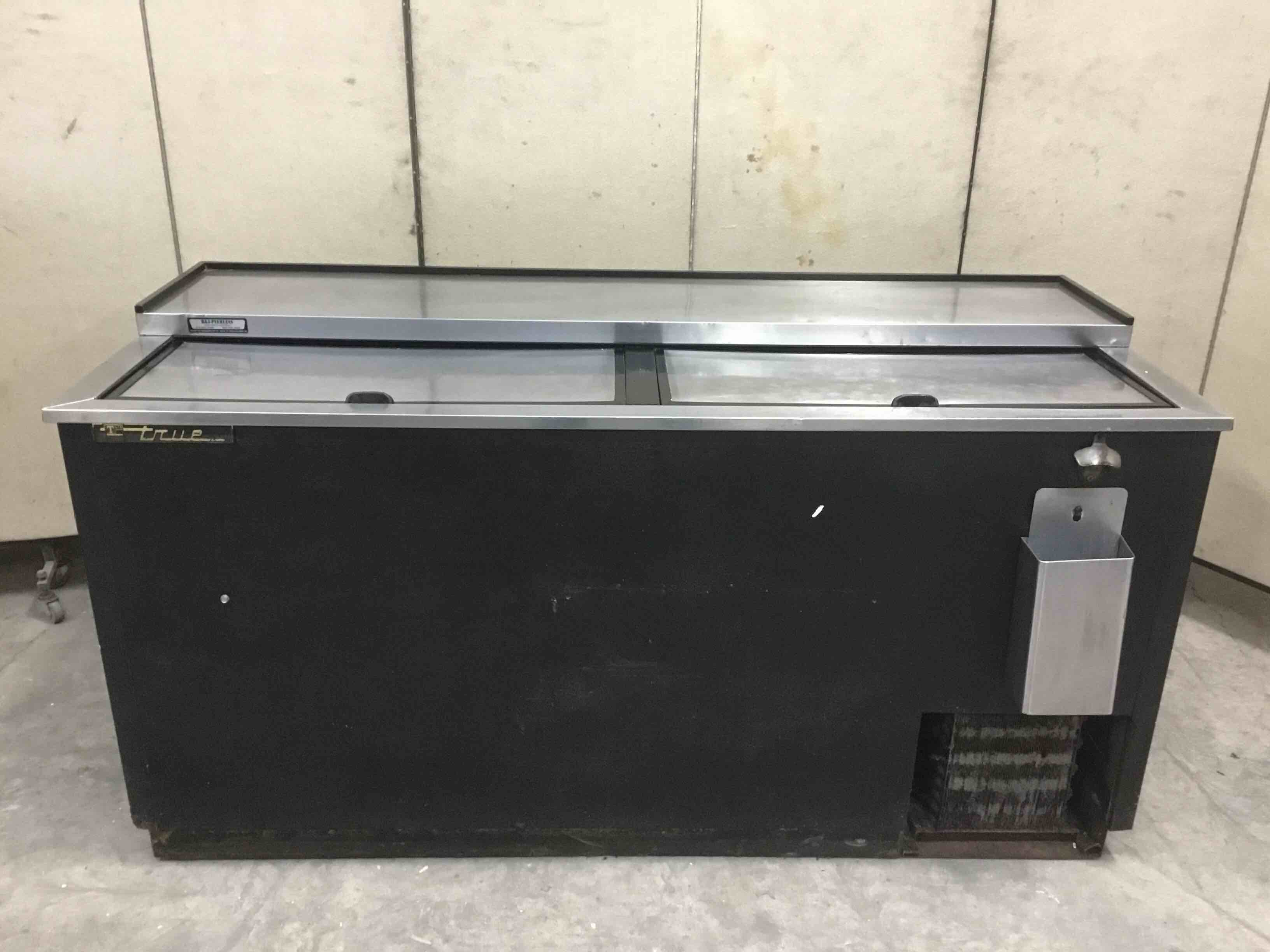 TRUE 65 INCH STAINLESS STEEL 2 DOOR GLASS CHILLER