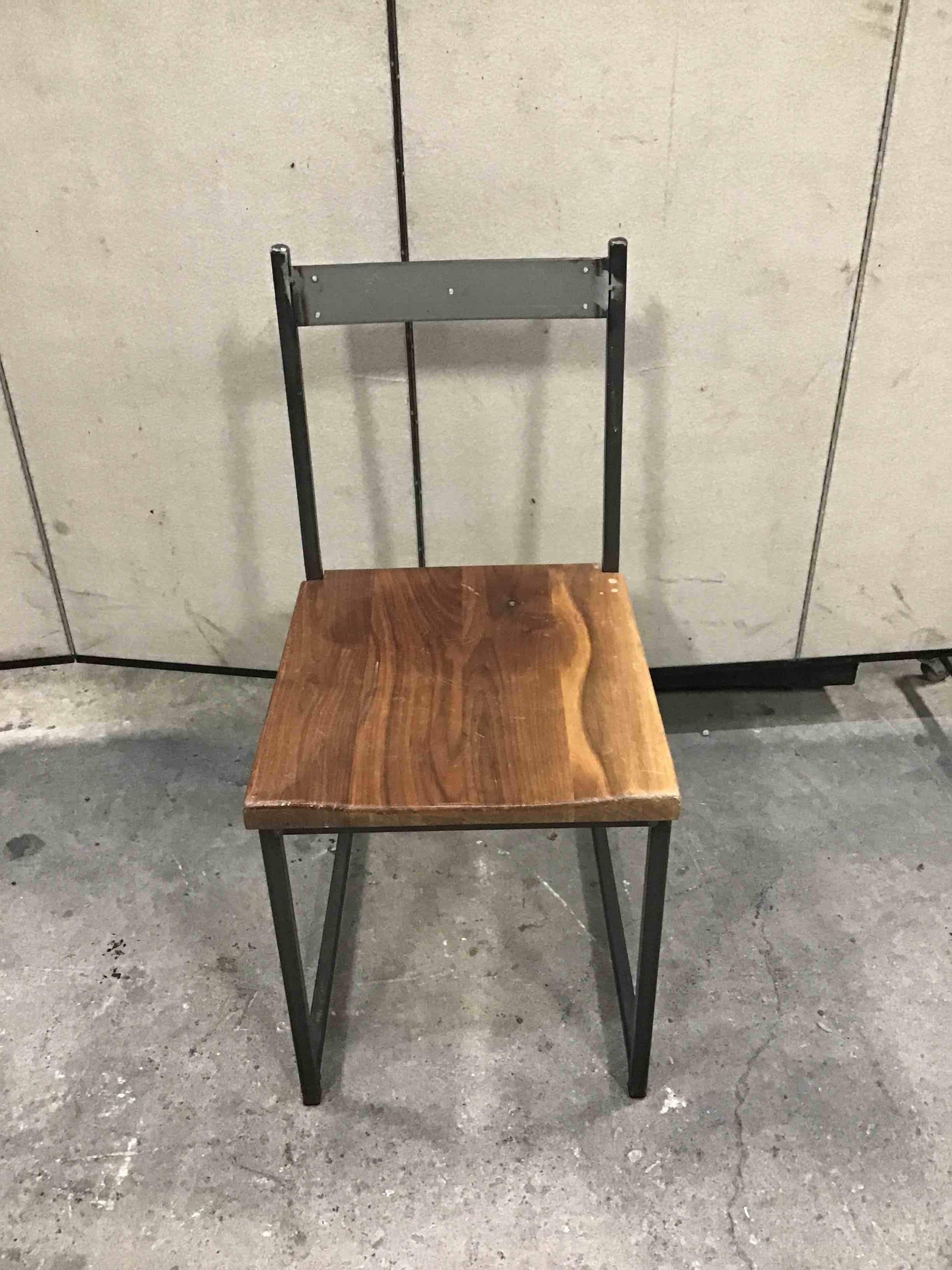 OPEN BACK WOOD DINING CHAIR AND SLOTTED WOOD DINING ROOM CHAIR 