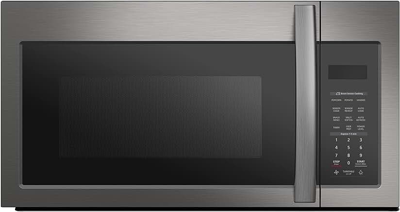 Black+Decker 1.9 Cu Ft Over-the-Range Microwave oven-stainless steel 
