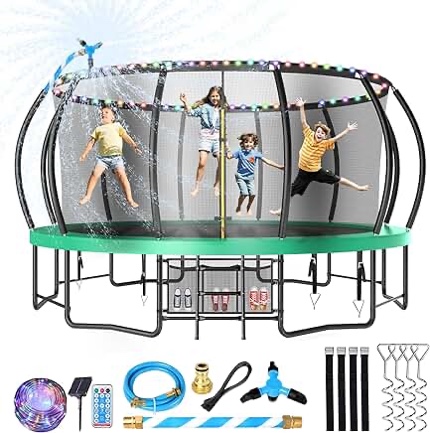 16FT Trampoline (Green)