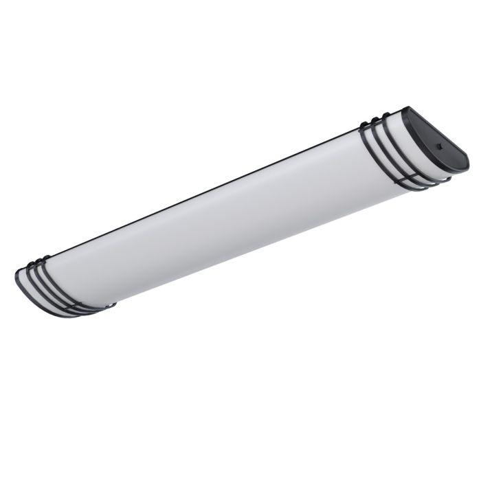 Majestic Matte Black 5600-Lumen Integrated LED Flush Mount Ceiling Light - 5 Selectable Color Temperatures