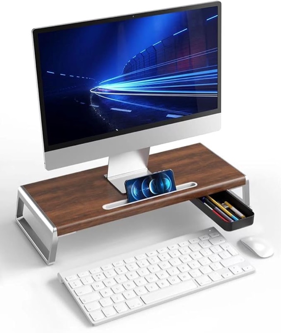 ewx monitor stand riser black 