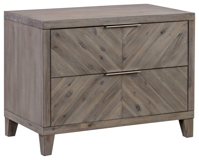 Abbyson Home Fairview Nightstand, Gray DK-3247-1710