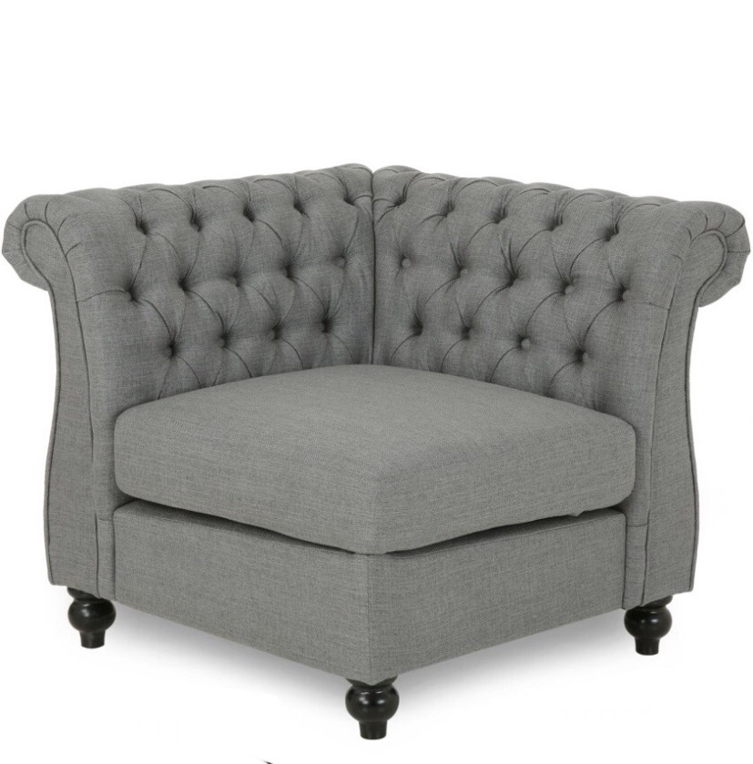  Jaymere Corner Sofa Chair Gray