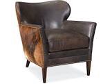 CC469-089 Kato Leather Club Chair with Dark