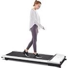 Under Desk Treadmill, P1 Small Treadmill, Ultra Quiet Walking Treadmills for Home Office with Remote Control, SPAX APP and LED Display, Installation-Free