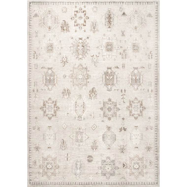 8’x 10’ Krystin Distressed Machine Washable Area Rug