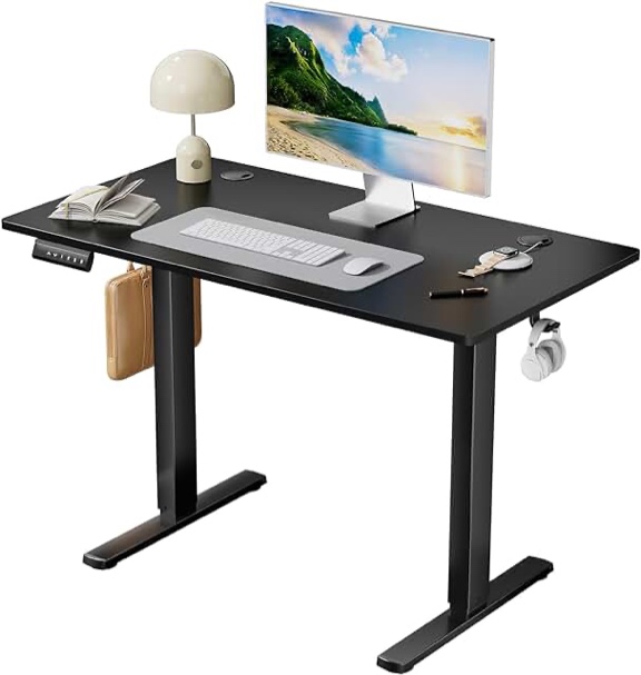 BLACK ELECTRIC STANDING DESK
