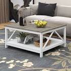 CT-CT005OAK SQUARE COFFEE TABLE