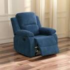 BLUE SINGLE CORDUROY CHAIR