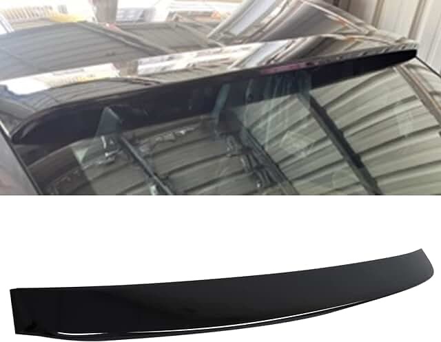 MotorFans Club Roof Windows Trunk Glossy Black Spoiler 